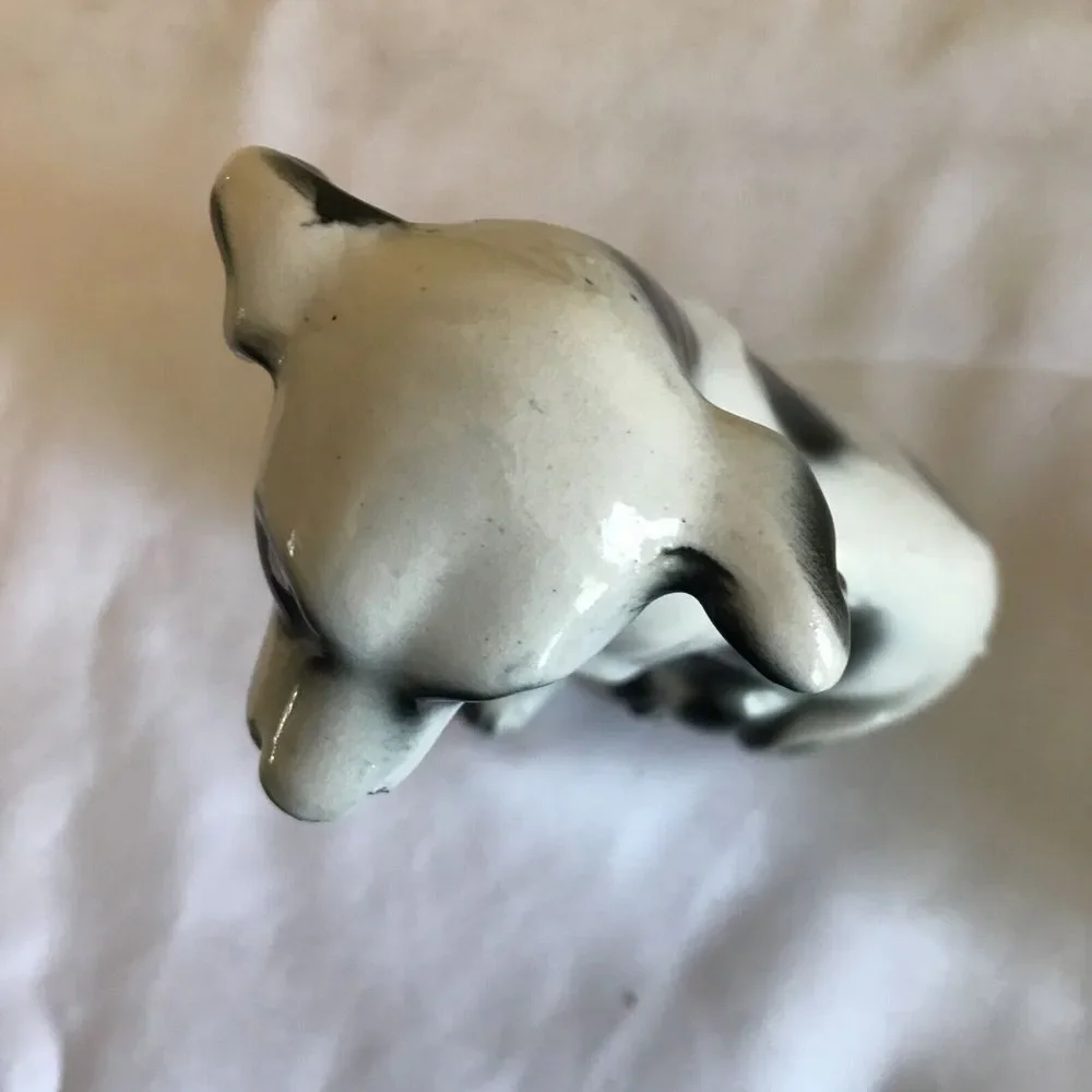 Hand Painted Porcelain Dalmatian Dog Figurine Made in‎ Brazil